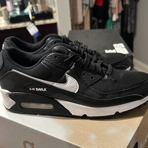 Nike Air Max Black and White Sneakers